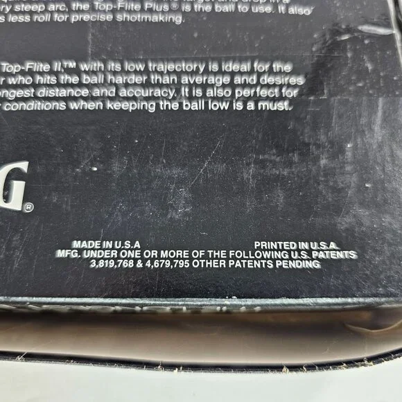 Vintage Spalding Top-Flite II Low Trajectory Golf Balls Set of 12 balls - Picture 7 of 7